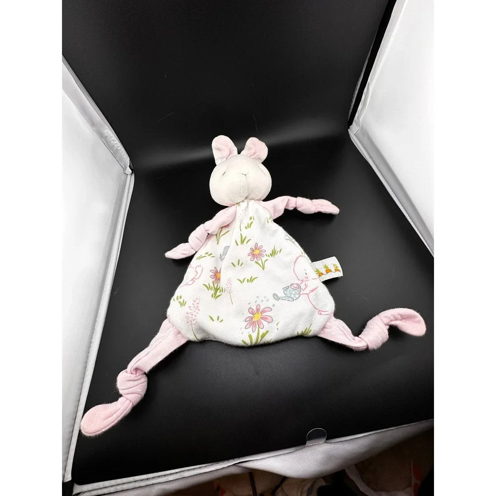 Knotted Rabbit Bunny lovey Bunnies by‎ the Bay Friendship Blossoms RARE Carrots - Picture 4 of 16